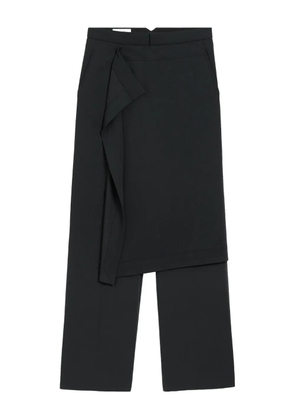 AMI Paris wool panel trousers - Black