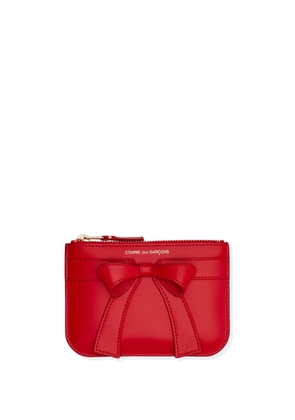 Comme Des Garçons Wallet Big Bow purse - Red