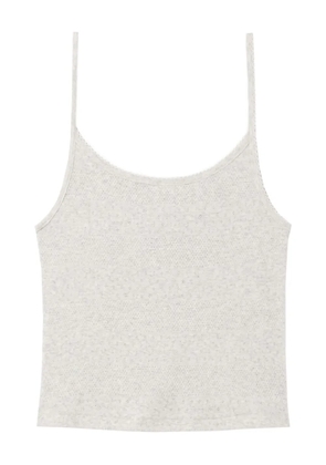 RE/DONE pointelle spaghetti-strap top - White