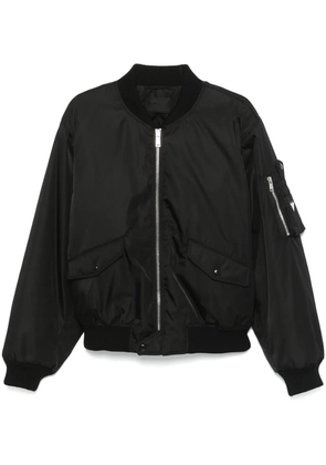 Prada triangle-logo bomber jacket - Black