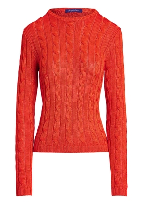 Ralph Lauren Collection Aran-knit jumper - Orange