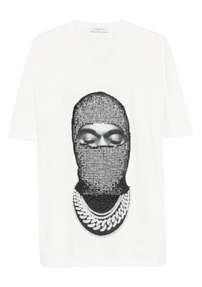Ih Nom Uh Nit crystal-embellished T-shirt - White