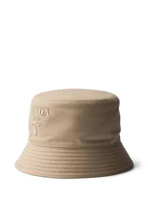 Prada Drill bucket hat - Neutrals