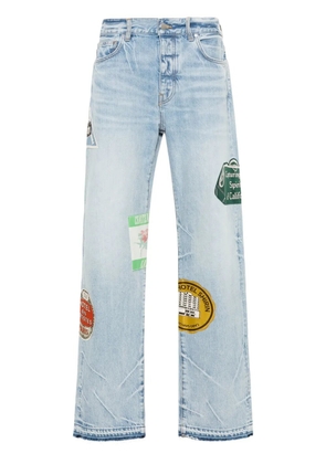 AMIRI Travel Patch straight-leg jeans - Blue