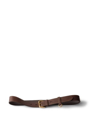 Prada leather belt - Brown