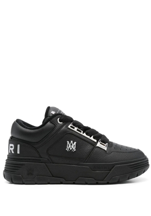 AMIRI logo-embellished leather sneakers - Black