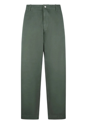 Emporio Armani straight-fit trousers - Green