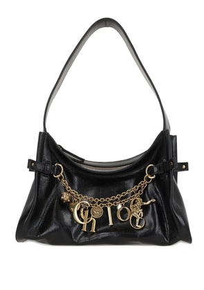 Chloé Charms embellished leather shoulder bag - Black