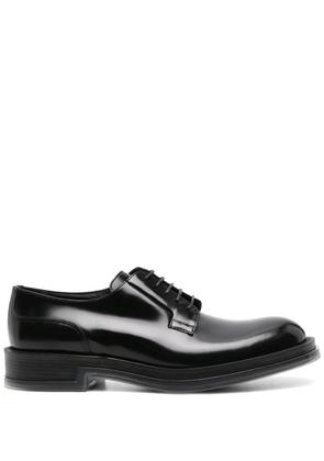 Alexander McQueen Float leather Derby shoes - Black