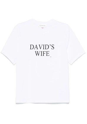 Victoria Beckham David's Wife T-shirt - White