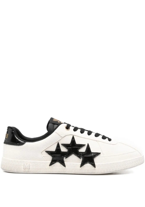 AMIRI star appliqué lace-up shoes - White
