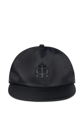 ROUGH. patch-emblem baseball cap - Black