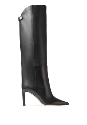 Jimmy Choo Alizze 85mm leather boots - Black