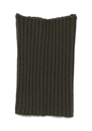 Rick Owens ribbed-knit rectangular scarf - Green
