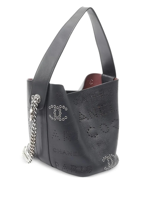 CHANEL Pre-Owned 2019 logo-pattern shoulder bag - Blue