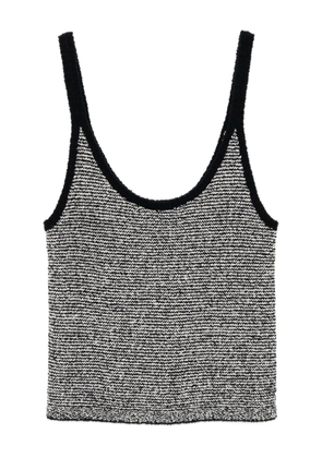 Vince micro-striped vest - Blue