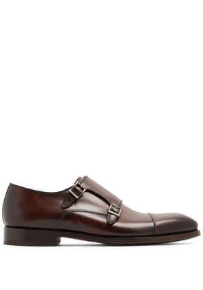 Magnanni leather monk shoes - Brown