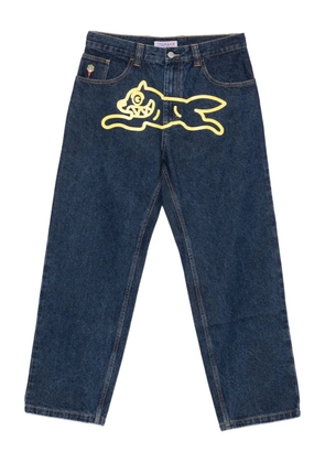 ICECREAM dog-detail straight-leg jeans - Blue