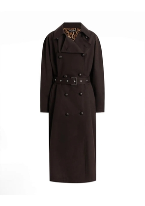 Dolce & Gabbana double-breasted belted coat - Brown