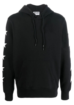 Golden Goose star-print cotton hoodie - Black