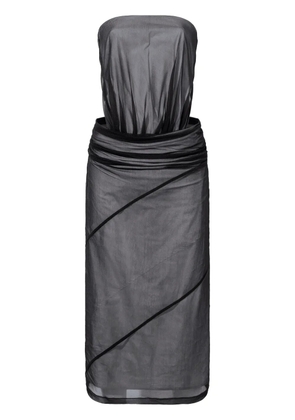 Proenza Schouler Gwen strapless cut-out dress - Black