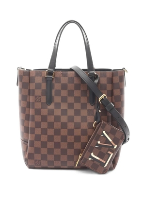 Louis Vuitton Pre-Owned Belmont check-pattern tote bag - Brown