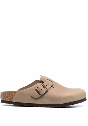 Birkenstock buckled leather loafers - Neutrals