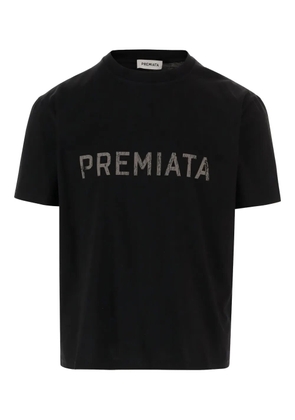 Premiata graphic-print cotton T-shirt - Black
