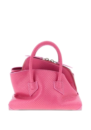 The Attico mini La Passeggiata snake-print tote bag - Pink