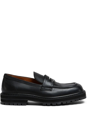 Marni ring embellishment loafers - Black
