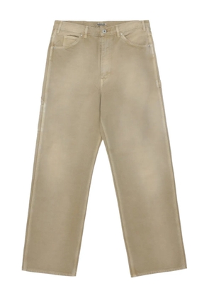 Auralee faded duck trousers - Neutrals