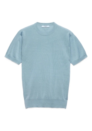 Prada crew-neck cotton sweater - Blue