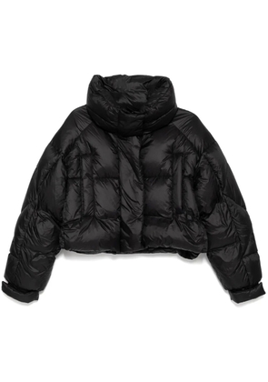 Bacon panelled puffer jacket - Black