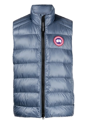 Canada Goose Crofton logo-appliqué gilet - Blue