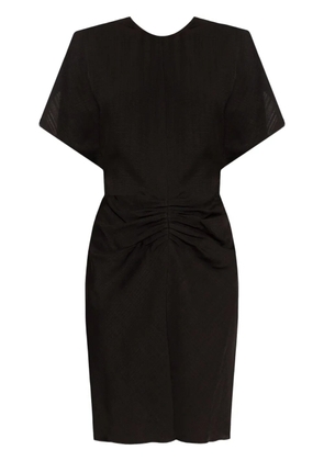 Victoria Beckham gathered-detail mini dress - Black
