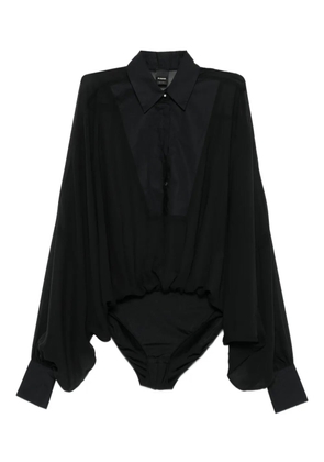 PINKO button-down long-sleeve bodysuit - Black