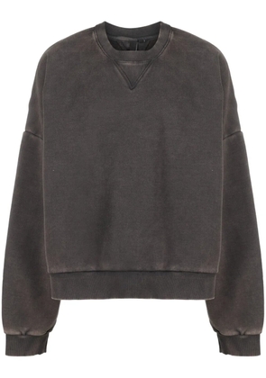 ENTIRE STUDIOS mélange-effect cotton sweatshirt - Black