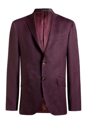 ETRO paisley-jacquard jacket - Red