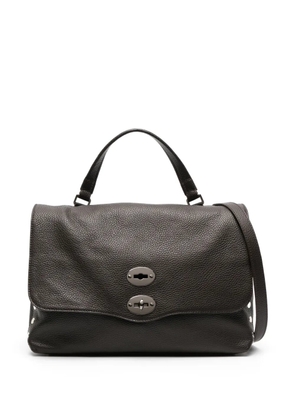 Zanellato large Postina leather tote bag - Brown
