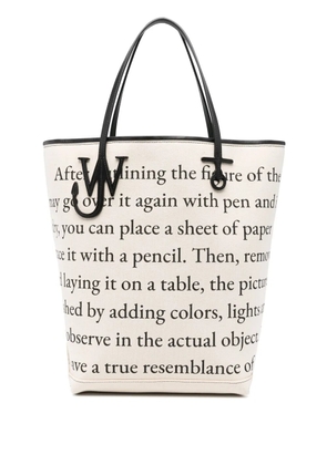 JW Anderson tall Anchor tote - Neutrals