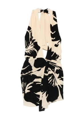 Johanna Ortiz Oriental Dreams mini dress - Neutrals