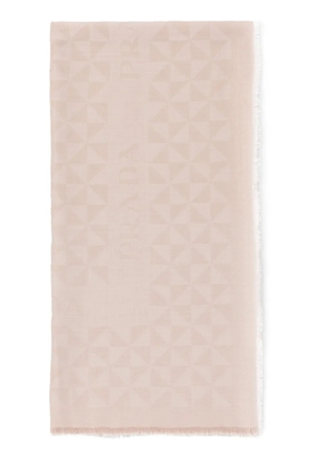 Prada logo-jacquard scarf - Pink