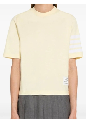Thom Browne short-sleeve four bar tee T-shirt - Yellow