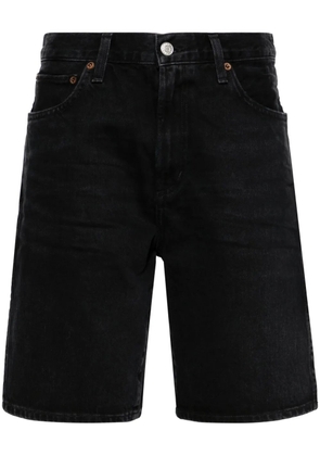 AGOLDE Vida high-rise denim shorts - Black