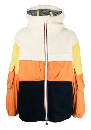 K-Way R&D Claumix colour-block hooded jacket - Blue
