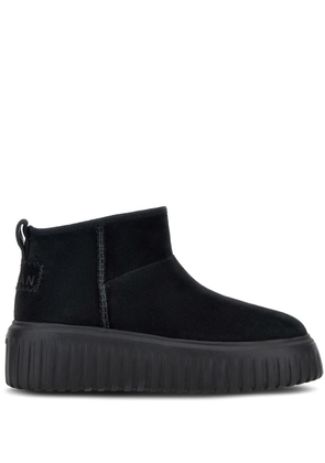 Hogan Basso logo-print boots - Black