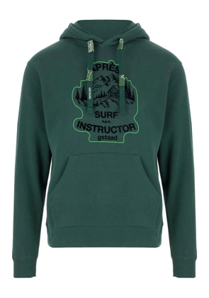Après Surf logo-print hoodie - Green