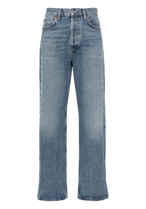 AGOLDE Fran mid-rise straight-leg jeans - Blue