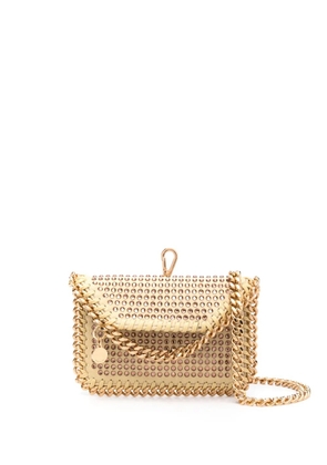 Stella McCartney Falabella crystal-embellished wallet - Yellow
