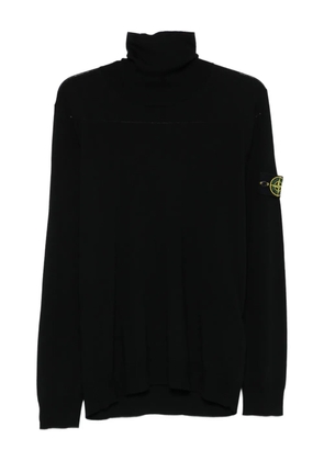 Stone Island Compass-badge sweater - Black